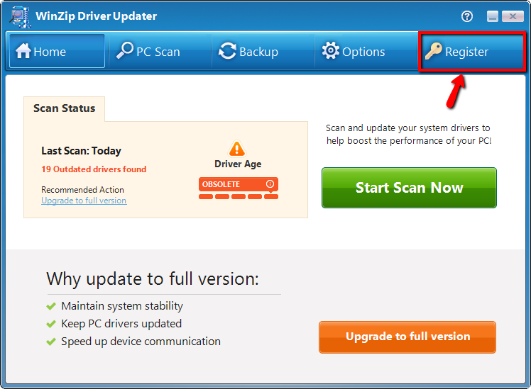 winzip driver updater download with serial key